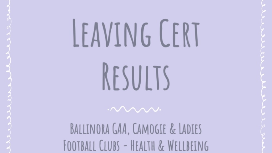 Leaving Cert Results